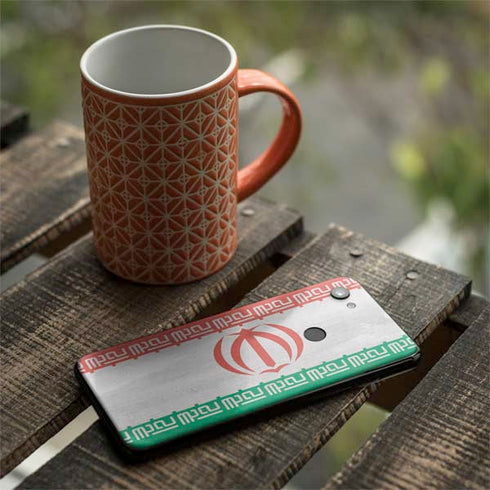 Iran Flag Distressed Google Pixel 3a Skin